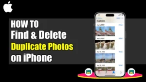 Delete Duplicate Photos on iPhone