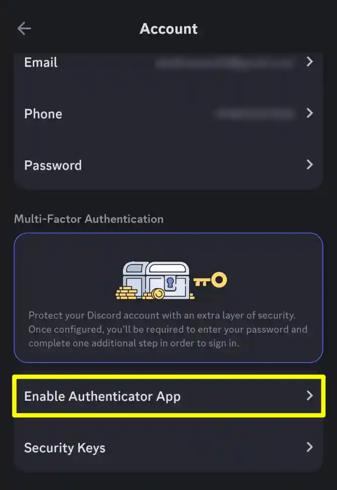 Enable Authentication on Discord