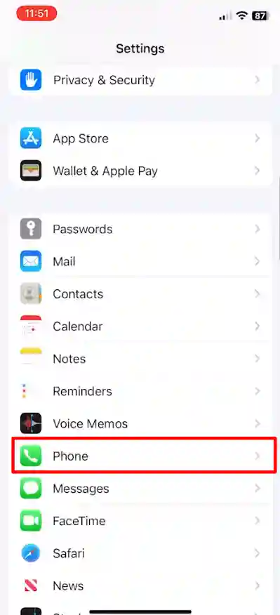 Enable WiFi Calling on iPhone