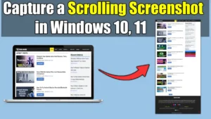 Capture Scrolling Screenshot in Windows