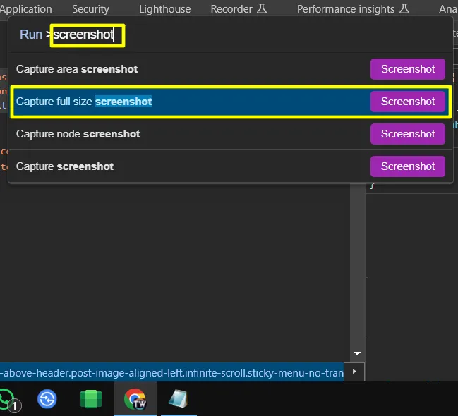 Capture Scrolling Screenshot in Windows