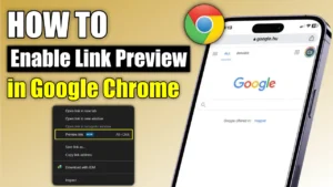 Google Chrome Link Preview