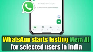 WhatsApp Meta AI chatbot