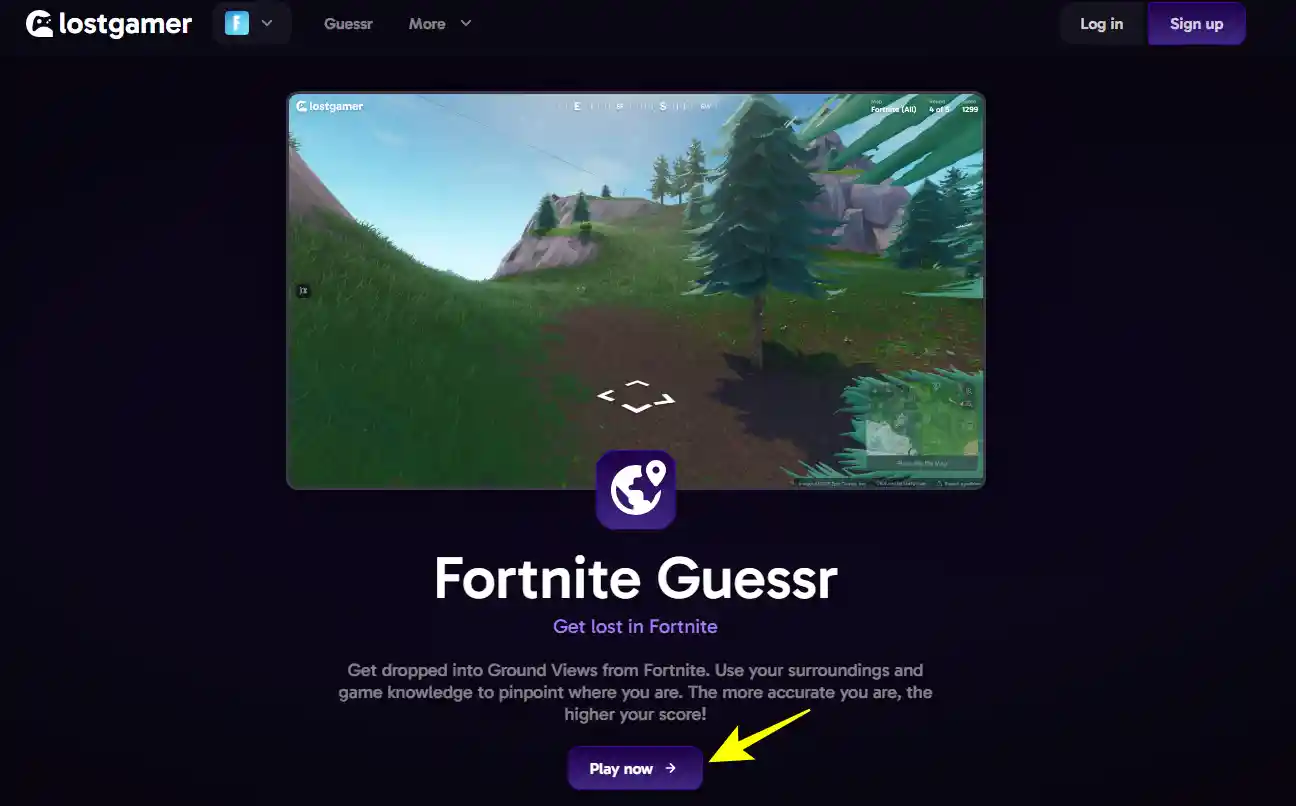 Play the Fortnite Geoguessr